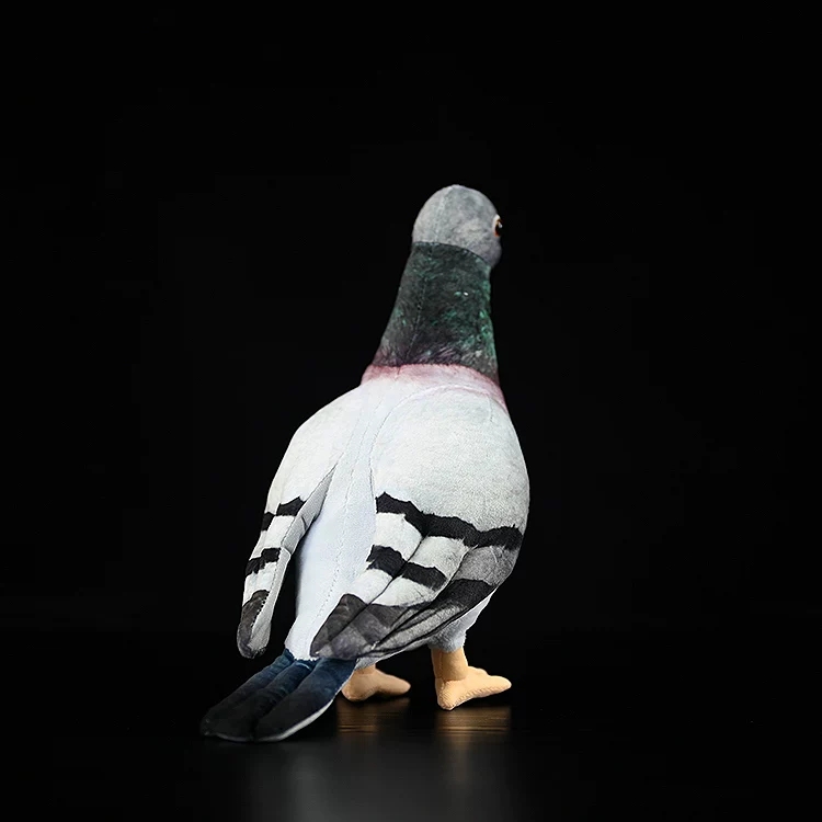 Realistic Rock Dove Plush Toy - Super Cute Pigeon & Homing Pigeon Stuffed Animal, Soft Bird Doll & Fun Gift