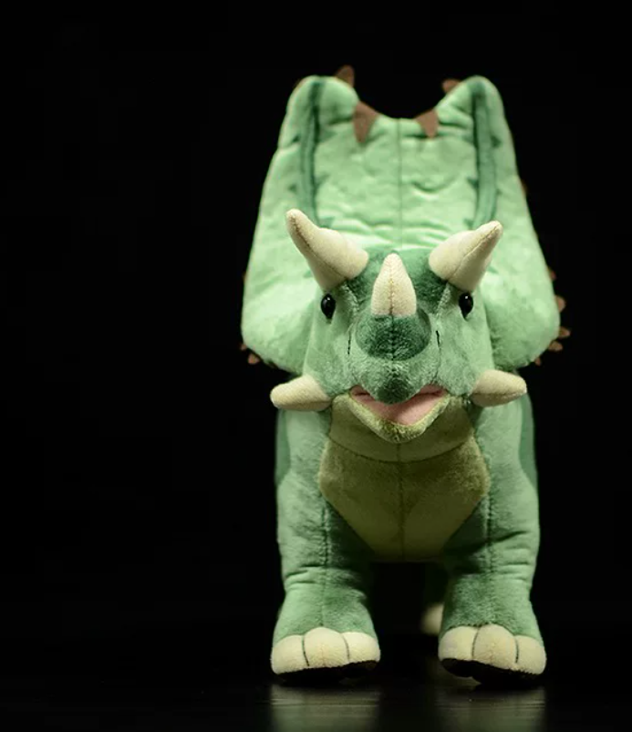Pentaceratops Plush Toy, Cute Realistic Dinosaur Stuffed Animal & Gift
