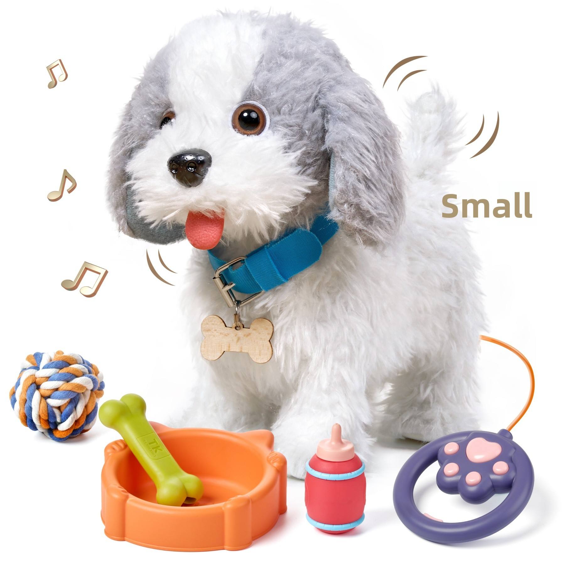 Smart AI Toy Dog, Electric Plush Robot Pet with Password Function