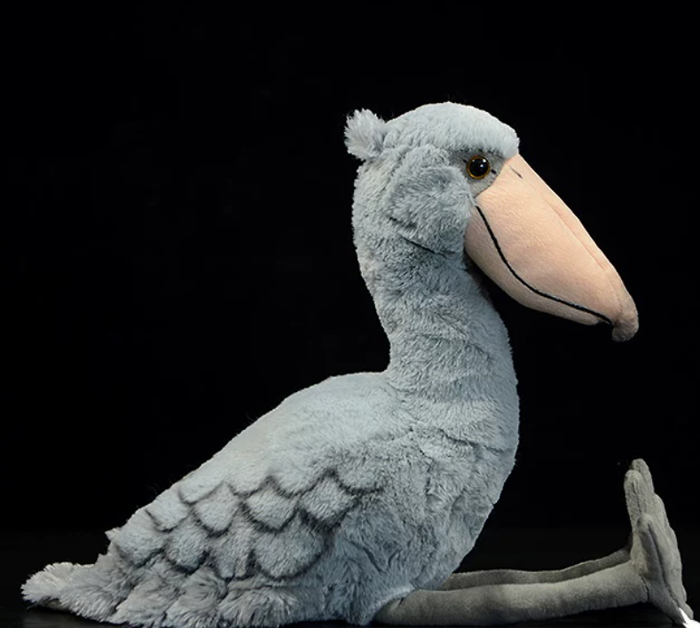 Realistic Shoebill Stork Plush Toy - Simulated Bird Stuffed Animal, Cute Ocean Creature Doll & Fun Gift