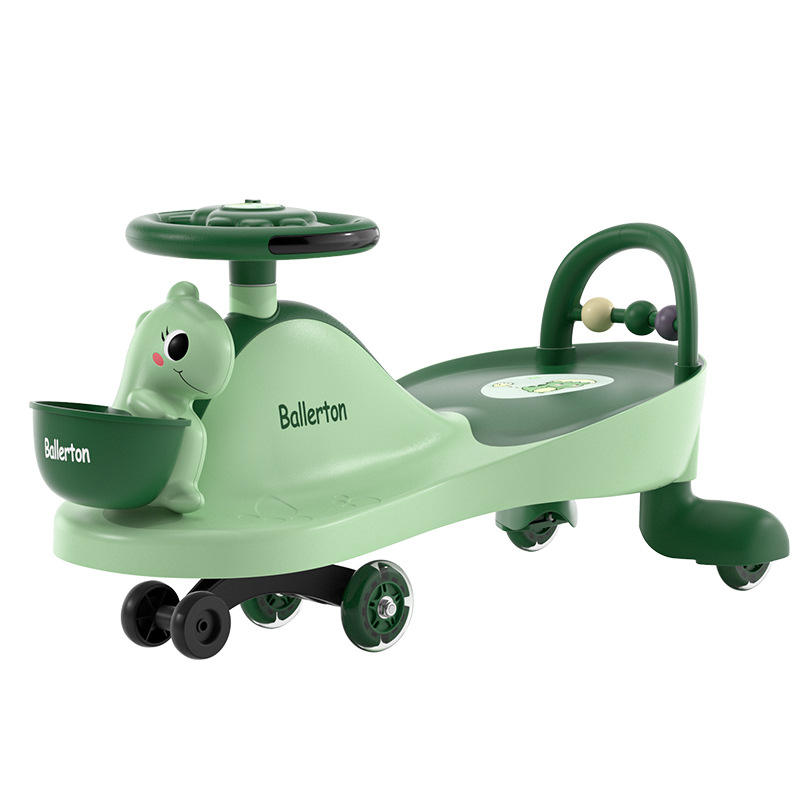 Kids' Plastic Rocking Ride-On Car Omni-Directional Wheels Tip-Resistant Adult-Style for Boys Girls 1-3 Years Old