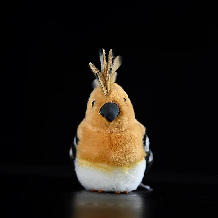 Chubby Bird Series Plush Toys - Realistic Hoopoe & Scented Chicken Stuffed Animal Pendants, Cute Bird Keychain & Fun Gift