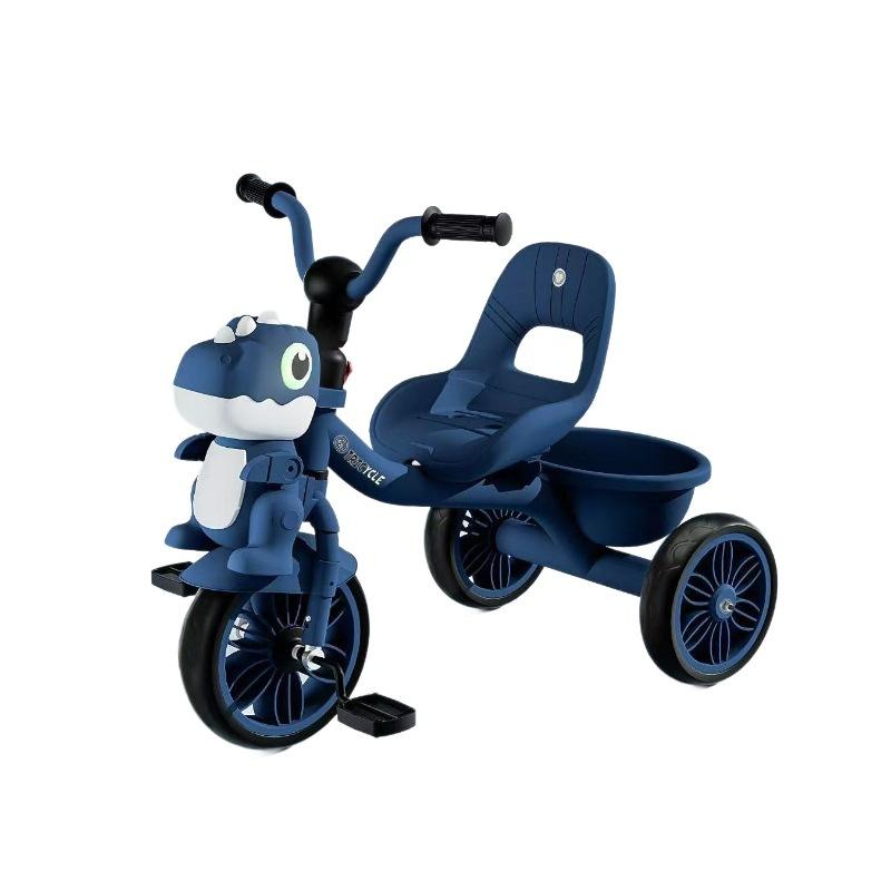 New Dinosaur Children's Tricycle for Boys and Girls 2 to 4 Years Old Metal Large Tricycle