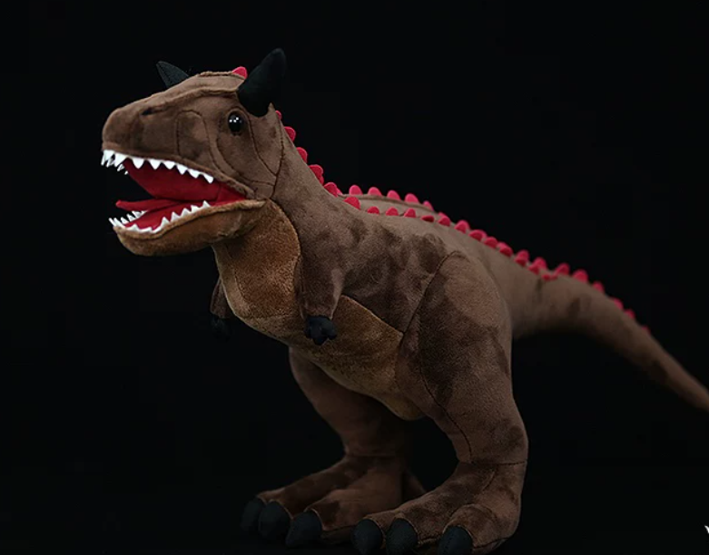 Realistic Carnotaurus Plush Toy, Dinosaur Stuffed Animal
