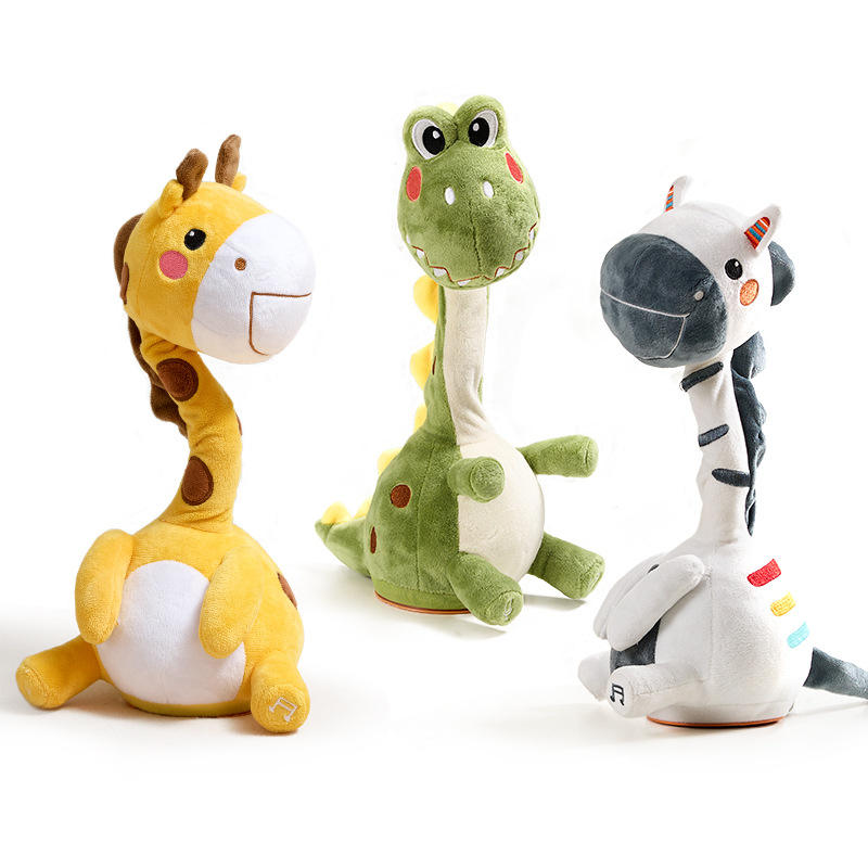 Plastic Dancing Cactus Toy, Singing & Repeating Animal Toy, Learn to Talk, Suitable for Kids 3+