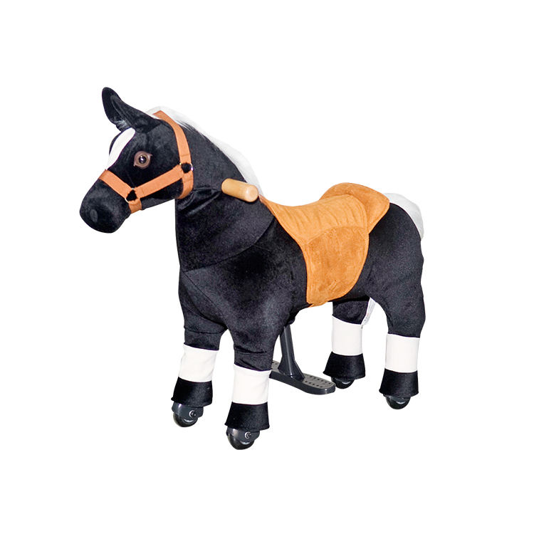 Mini mechanical horses Black
